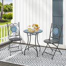 Set Of 2 Mosaic Chairs