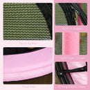 HOMCOM 4.6FT/75 Inch Kids Trampoline With Safety Enclosure, Indoor Outdoor