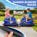 AIYAPLAY Electric Kids Bumper Car With 360 Degree Rotation Spin, Blue