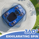 AIYAPLAY Electric Kids Bumper Car With 360 Degree Rotation Spin, Blue