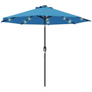 Outsunny 24 LED Solar Powered Parasol Umbrella Garden Tilt Outdoor String Light