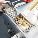 Outsunny Portable Wood Pellet Pizza Oven with Foldable Legs 12 Inch Stone