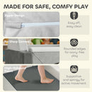 AIYAPLAY Kids Play Sofa, 12 Pieces Foam Modular Convertible Sofa, Grey