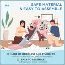 AIYAPLAY Kids Slide With Basketball Hoop, Basketball, For 18-36 Months, Pink