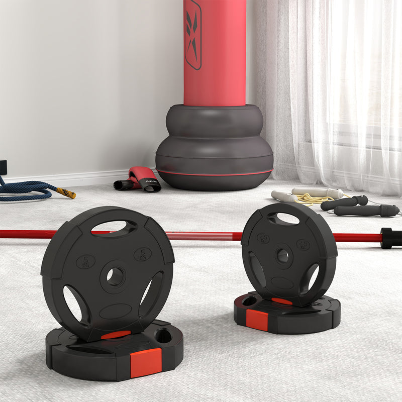 SPORTNOW Olympic Weight Plates Set for Home Gym