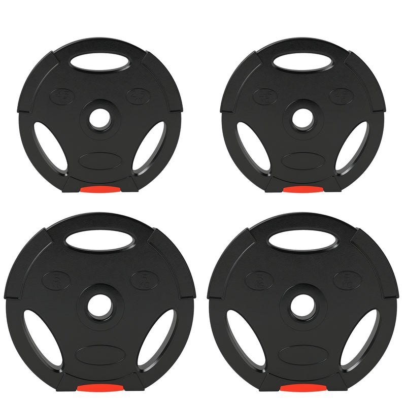 SPORTNOW Olympic Weight Plates Set for Home Gym