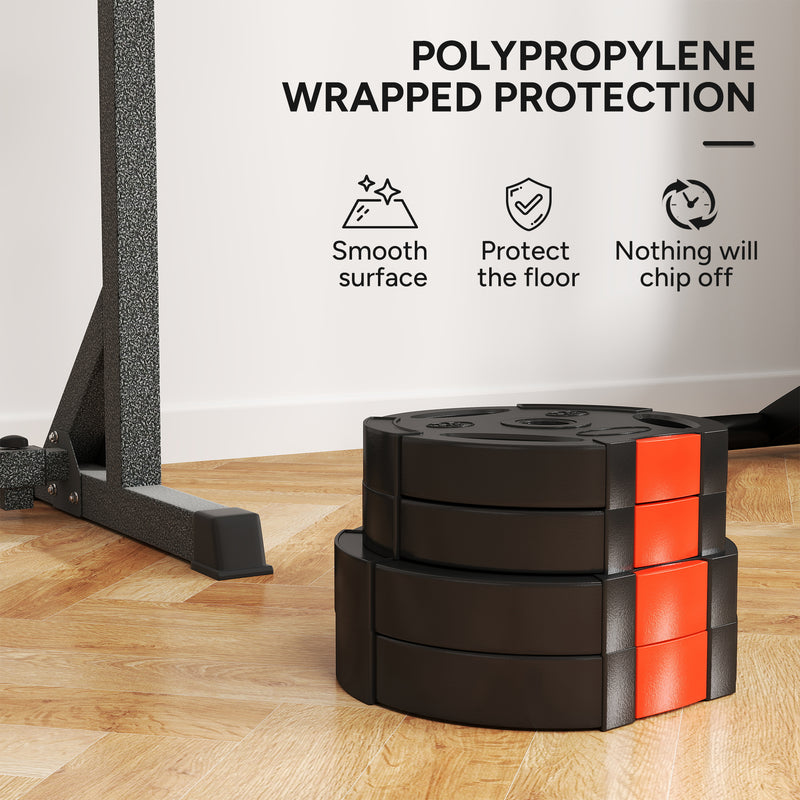 SPORTNOW Olympic Weight Plates Set for Home Gym