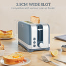 HOMCOM 3000W Rapid Boil Kettle And Toaster Set With Otter Thermostat, Blue
