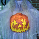 HOMCOM Standing Witch Prop Life Size with Sound and Motion Activated