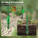 Outsunny 183 cm Tall Garden Trellis for Climbing Plants Outdoor