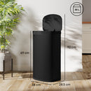 HOMCOM Automatic Kitchen Bin with Soft-Close Lid, 55L Sensor Wastebasket