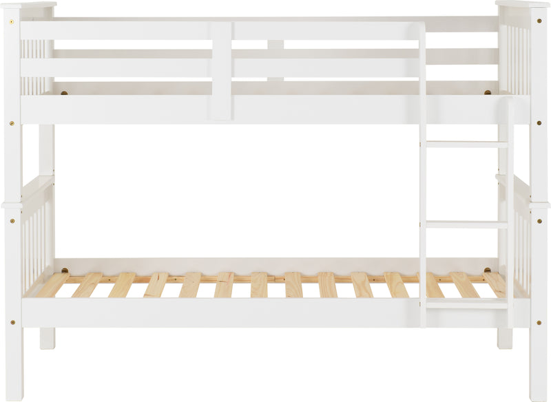 NEPTUNE 3' BUNK BED - WHITE