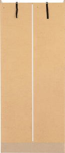 NEVADA 2 DOOR 1 DRAWER WARDROBE - WHITE GLOSS