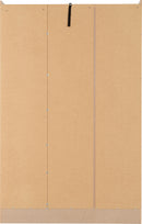 NEVADA 3 DOOR 2 DRAWER WARDROBE - GREY GLOSS/LIGHT OAK EFFECT VENEER