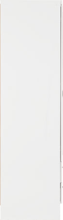 NEVADA 3 DOOR 2 DRAWER WARDROBE - WHITE GLOSS