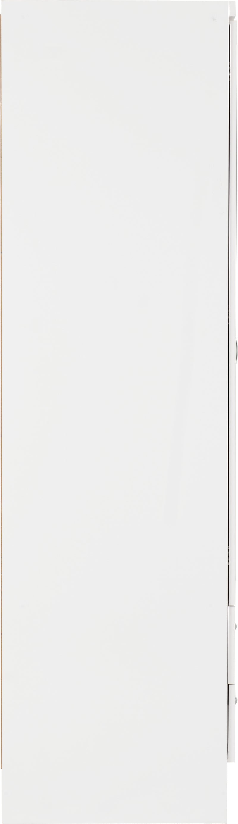 NEVADA 3 DOOR 2 DRAWER WARDROBE - WHITE GLOSS