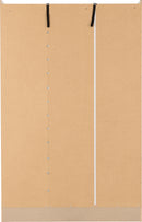 NEVADA 3 DOOR 2 DRAWER WARDROBE - WHITE GLOSS