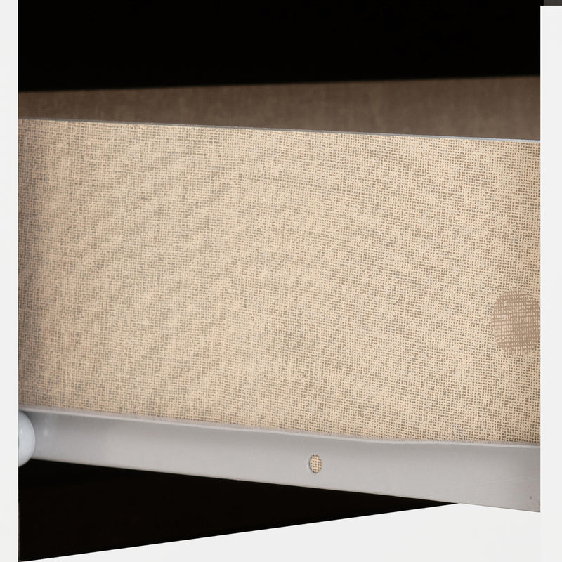 NEVADA 4 DOOR 2 DRAWER WARDROBE - WHITE GLOSS