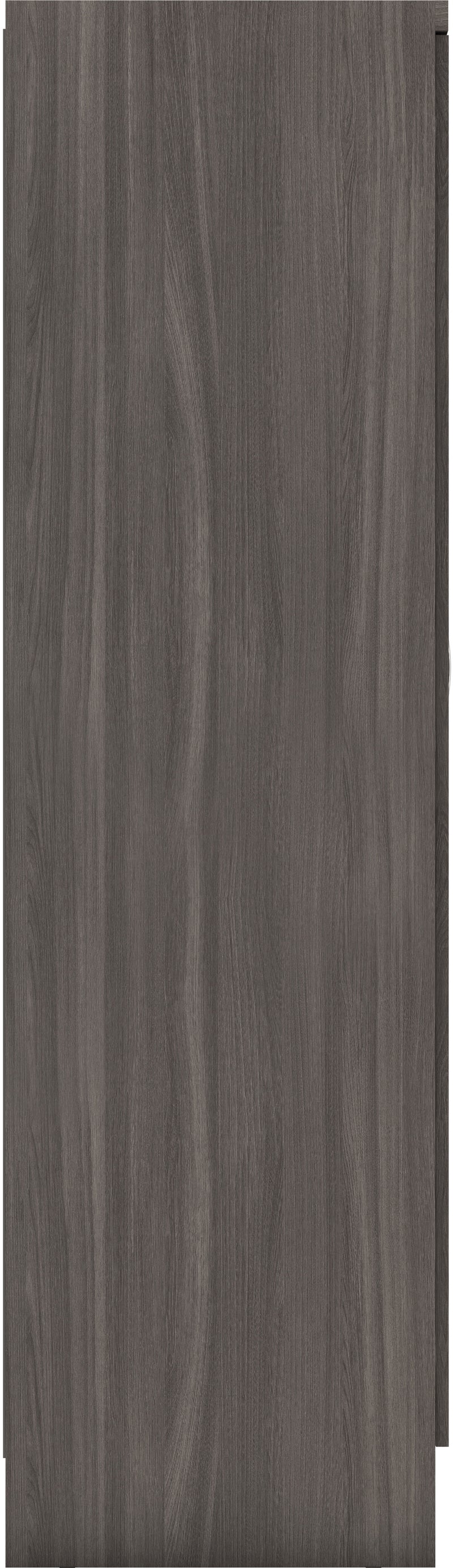 NEVADA 6 DOOR 2 DRAWER WARDROBE - BLACK WOOD GRAIN