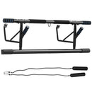 SPORTNOW Pull-Up Bar Doorway Push Up Stand W/ Resistance Bands