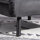 HOMCOM Click Clack Single Chair Bed Settee For Living Room, Guest Room