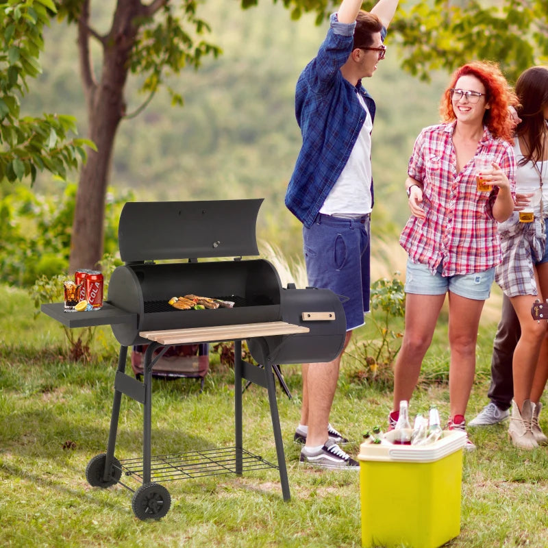 Outsunny Portable Charcoal BBQ Grill