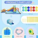 Outsunny Kids 6 in 1 Bouncy Castle with Blower, Carrying Bag for 3-8 Years