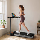SPORTNOW Folding Treadmill Under Desk Walking Pad with Incline