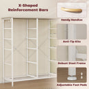 HOMCOM Fabric Chest of Drawers, 8 Drawer Dresser for Bedroom