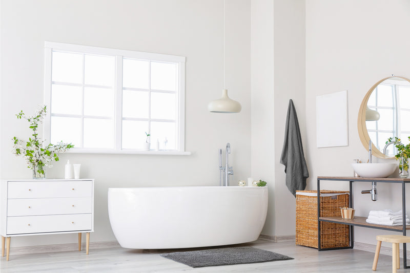 Noodle Soft Touch Non-Slip Bathroom Rug in Graphite