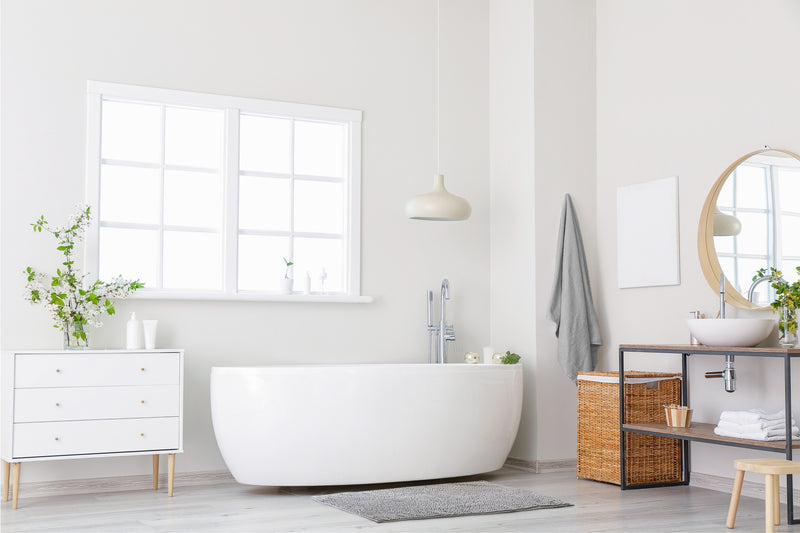 Noodle Soft Touch Non-Slip Bathroom Rug in Silver