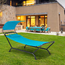 Outdoor Hammock Sun Lounger Blue