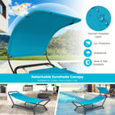 Outdoor Hammock Sun Lounger Blue