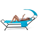 Outdoor Hammock Sun Lounger Blue