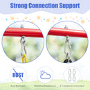 Large Metal Swing Stand with Heavy Duty A-Frame-Red