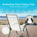 Adjustable Reclining Folding Chair with 7-Level Backrest