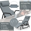 Outdoor Chaise Lounge Glider Chair