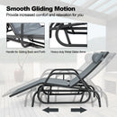 Outdoor Chaise Lounge Glider Chair