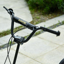 HOMCOM Kids Stunt Scooter With 12 Inch Rubber Wheels Adjustable Handlebar Black