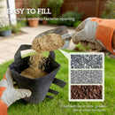 Outsunny 8 Pack Gazebo Sand Weights Bags, 40 Kg Heavy Duty Sandbags, Black