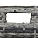 Outsunny Outdoor Rattan Dining Set 11 Piece - Grey