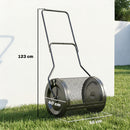 Outsunny Compost Spreader, 20" Peat Moss Spreader