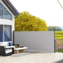 Outsunny Side Awning Retractable, Privacy Screen, 400x160cm