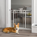 Pressure Fit Safety Gate w/ Auto Closing Door, for Small Medium Dogs, 74-100cm