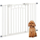 Pressure Fit Safety Gate w/ Auto Closing Door, for Small Medium Dogs, 74-100cm