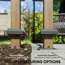 Outsunny 3 X 3 M Hardtop Gazebo, Double Roof Garden Gazebo, Light Grey