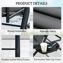 Outsunny 3 Seater Garden Swing Seat Bed, Convertible Swing Chair