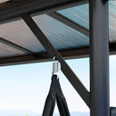 Outsunny 3 Seater Garden Swing Seat Bed, Convertible Swing Chair