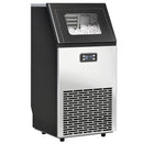 HOMCOM Freestanding Ice Machine With 45kg/24H Capacity, Commercial Ice Maker
