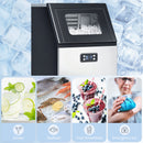 HOMCOM Freestanding Ice Machine With 45kg/24H Capacity, Commercial Ice Maker